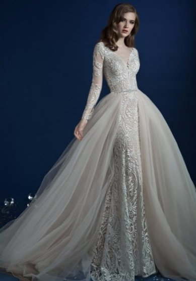 Свадебное платье лайен-В64171 - Свадебный салон ВЕГА