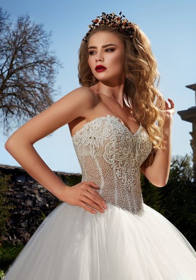 Свадебное платье LEAH-В64191 - Свадебный салон ВЕГА