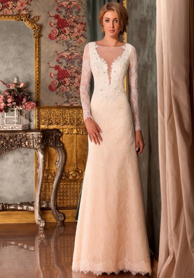 Свадебное платье Гламур-A64563 - Салон свадебных и вечерних платьев Anna Dress