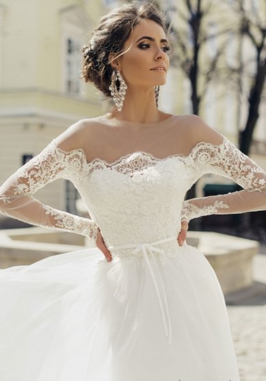 Свадебное платье B64648 - Свадебный салон BEAUTY