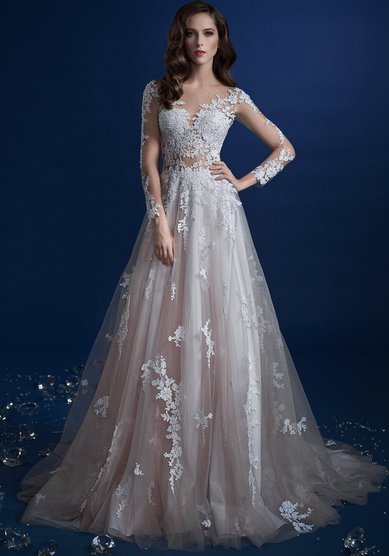 Свадебное платье АДЕЛЬ-В65345 - Свадебный салон ВЕГА