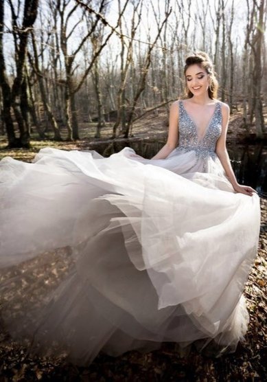 Свадебное платье Зимний подснежник-C65521 - Свадебный салон Celebrity