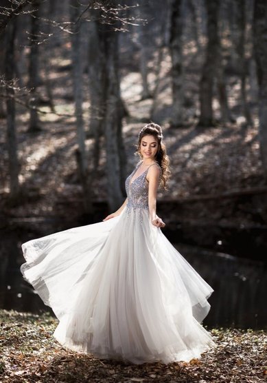 Свадебное платье Зимний подснежник-C65521 - Свадебный салон Celebrity