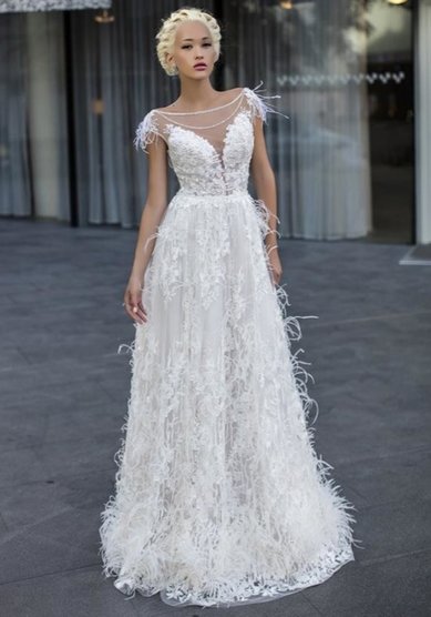 Свадебное платье 08074-M65599 - свадебный салон MOON