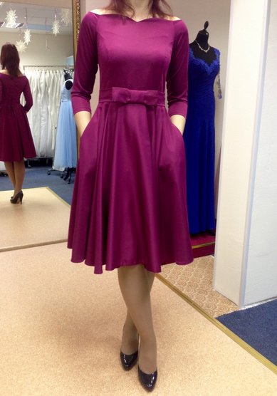 Вечернее платье Бантик.-О65629 - Студия - Ателье Очарование