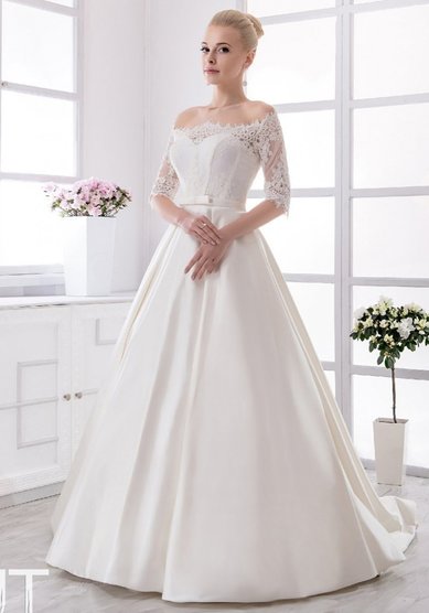 Свадебное платье Имонджи (Атлас)-В65688 - Свадебный салон Венера