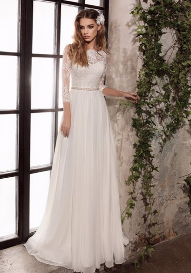 Свадебное платье Виктория (шифон)-В65697 - Свадебный салон Венера