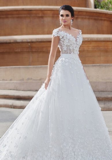 Свадебное платье Ольвидо-Л65867 - Свадебный салон Лария