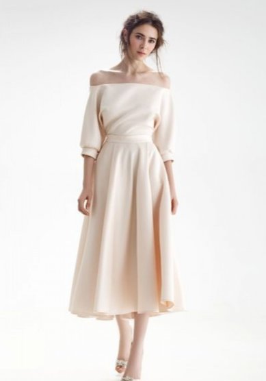 Свадебное платье БЕЙЛИ МИДИ-В66021 - Свадебный салон ВЕГА