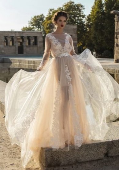 Свадебное платье LEILA-В66076 - Свадебный салон ВЕГА