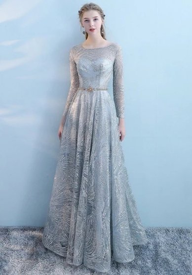 Вечернее платье Серебряный дождь-C66473 - Свадебный салон Celebrity