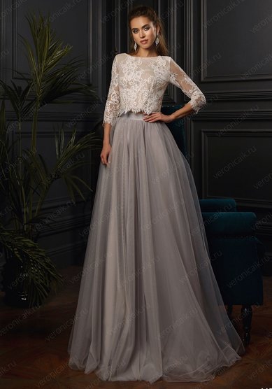 Вечернее платье Топ и юбка длинные-C66500 - Свадебный салон Celebrity