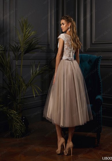 Вечернее платье Топ и юбка короткие-C66501 - Свадебный салон Celebrity