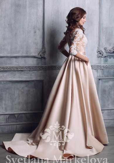 Свадебное платье ГОЛДЕН-C66730 - Свадебный салон CARAMELA