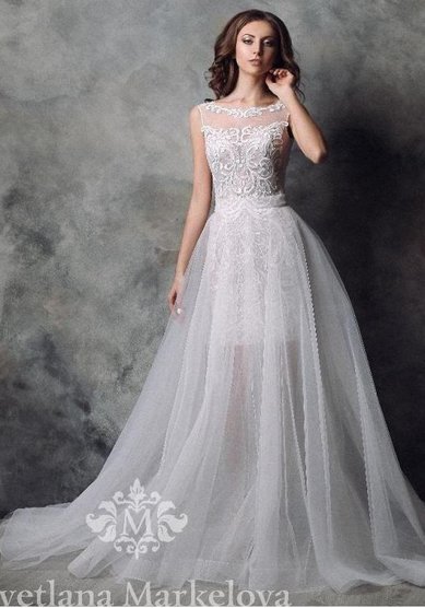 Свадебное платье БЕРГАМО- трансформер-C66731 - Свадебный салон CARAMELA