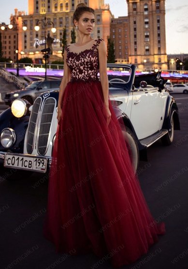 Вечернее платье Доминика-C67193 - Свадебный салон Celebrity