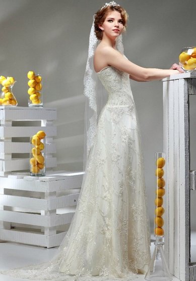 Свадебное платье Лилия-М67474 - Свадебный салон Мендельсон