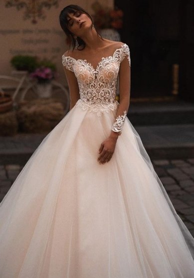 Свадебное платье Аурелия-М67480 - Свадебный салон Мендельсон