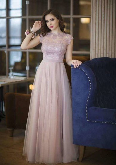 Вечернее платье Крис-A67678 - Салон свадебных и вечерних платьев Anna Dress