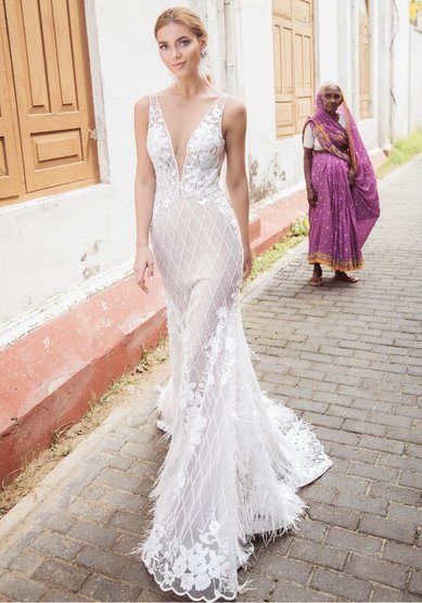 Свадебное платье ALFARO-В67710 - Свадебный салон ВЕГА