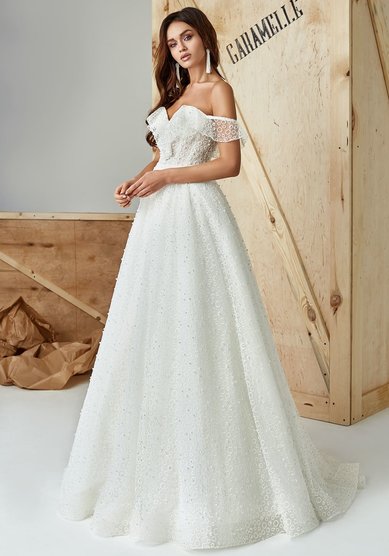 Свадебное платье DELINE-В67776 - Свадебный салон ВЕГА