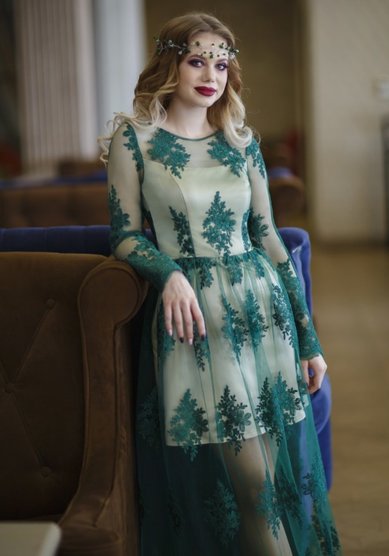 Вечернее платье A68031 - Салон свадебных и вечерних платьев Anna Dress