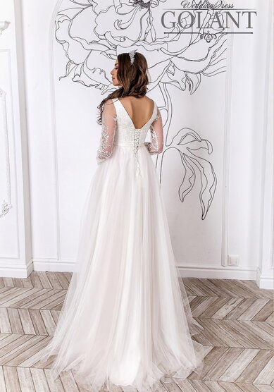 Свадебное платье Лея-М68061 - Свадебный салон Мендельсон