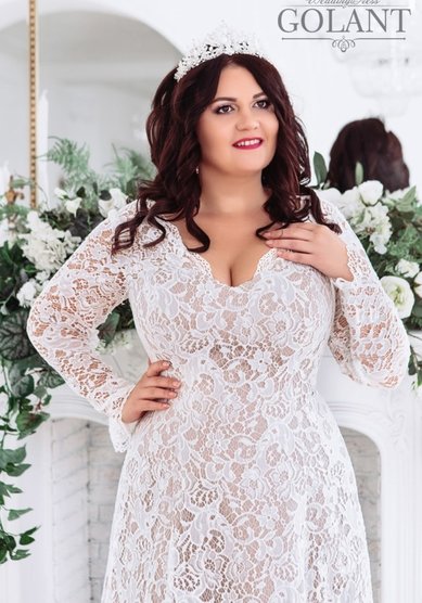 Свадебное платье Капучино-М68073 - Свадебный салон Мендельсон