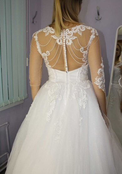 Свадебное платье Саша-М68088 - Свадебный салон Мендельсон