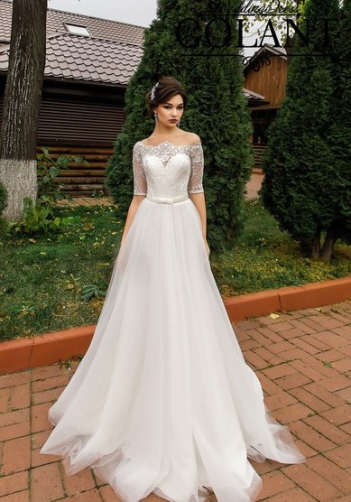 Свадебное платье Флер-М68091 - Свадебный салон Мендельсон