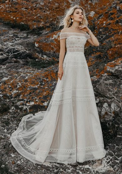 Свадебное платье AIDIN-В68137 - Свадебный салон ВЕГА