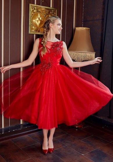 Вечернее платье Алсу-О68140 - Студия - Ателье Очарование