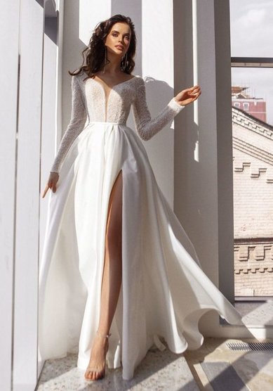 Свадебное платье Фрайн-M68629 - Салон свадебных и вечерних платьев для современных невест MegaDay...