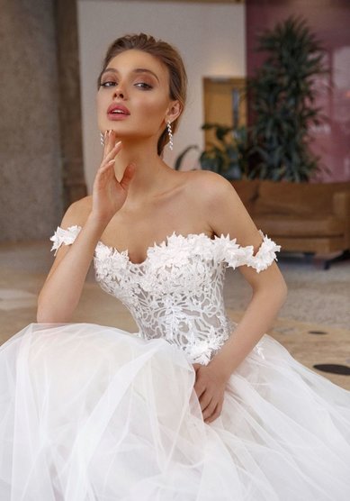 Свадебное платье Рикарда-M68636 - Салон свадебных и вечерних платьев для современных невест MegaDay...