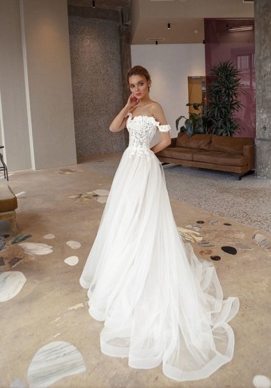 Свадебное платье Рикарда-M68636 - Салон свадебных и вечерних платьев для современных невест MegaDay...