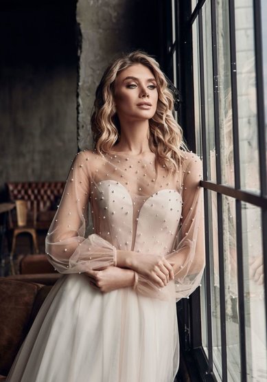 Свадебное платье ПЕРСИ-M68651 - Салон свадебных и вечерних платьев для современных невест MegaDay...