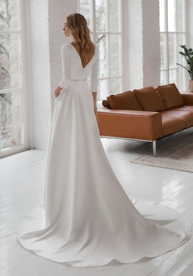 Свадебное платье Брук-M68655 - Салон свадебных и вечерних платьев для современных невест MegaDay...