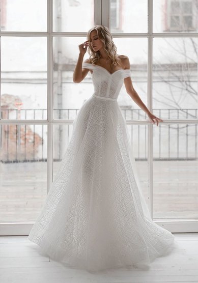 Свадебное платье Шерил-M68657 - Салон свадебных и вечерних платьев для современных невест MegaDay...