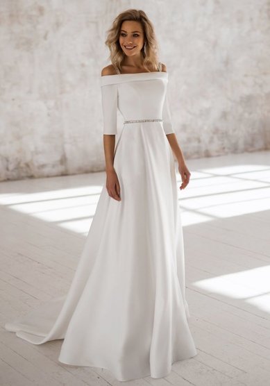 Свадебное платье Регина-M68658 - Салон свадебных и вечерних платьев для современных невест MegaDay...