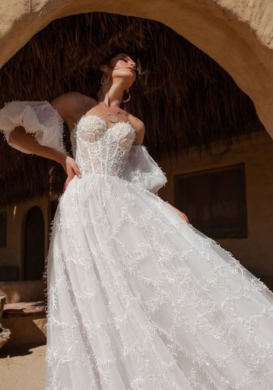 Свадебное платье Мариса-M68679 - Салон свадебных и вечерних платьев для современных невест MegaDay...