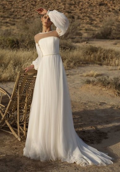 Свадебное платье Лирин-M68684 - Салон свадебных и вечерних платьев для современных невест MegaDay...