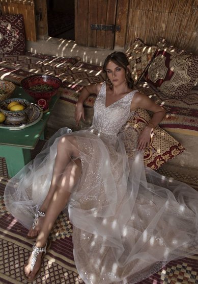 Свадебное платье Альба-M68687 - Салон свадебных и вечерних платьев для современных невест MegaDay...