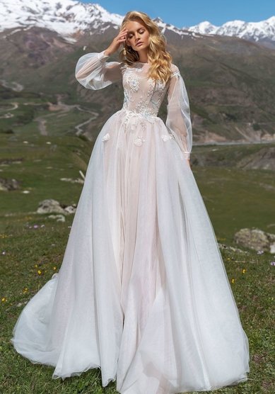 Свадебное платье Флори-M68689 - Салон свадебных и вечерних платьев для современных невест MegaDay...