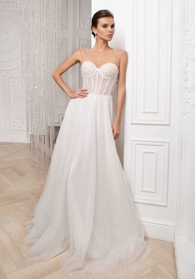 Свадебное платье Анталина-M68732 - Салон свадебных и вечерних платьев для современных невест MegaDay...