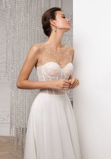 Свадебное платье Анталина-M68732 - Салон свадебных и вечерних платьев для современных невест MegaDay...