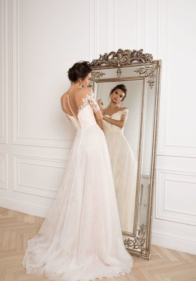 Свадебное платье Бриония-M68734 - Салон свадебных и вечерних платьев для современных невест MegaDay...