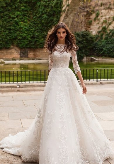 Свадебное платье Jeffery 17345-1-Э68889 - Свадебный салон Эдем