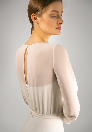 Свадебное платье Вивиан миди-М69153 - Свадебный салон МОЯ СВАДЬБА