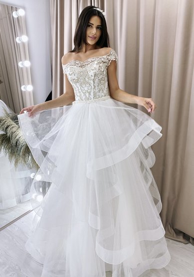 Свадебное платье 1989-B69232 - Свадебный салон Black diamond wedding