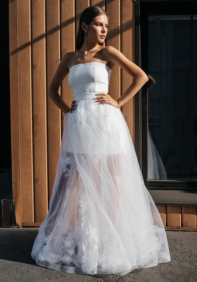 Свадебное платье Флора-М69426 - Свадебный салон МОЯ СВАДЬБА